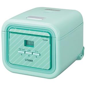 タイガー魔法瓶 炊飯器 マイコン 一人暮らし用 レシピ付 tacook 炊きたて 3合 アイスミントJAJ-A552-GI