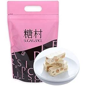 糖村 法式牛軋糖 フレンチヌガー 400g (ジッパーバッグ)台湾 お取り寄せ土産 年賀 遅れてごめ...