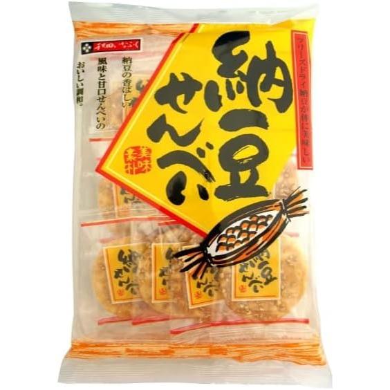 秋田いなふく米菓 納豆せんべい 11枚×10袋