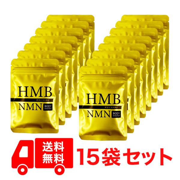 公式ショップ 正規品 15袋セット ボディマスター BODYMASTER HMB NMN 国内生産 ...