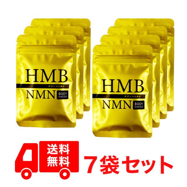 正規品 7袋セット ボディマスター BODYMASTER HMB NMN 国内生産 送料無料 サプリ...