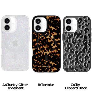 新品　ケイトスペード　iPhone15pro  黒　レザー　リングスタンド kate spade NEW YORK スマホケース テック アクセサリー