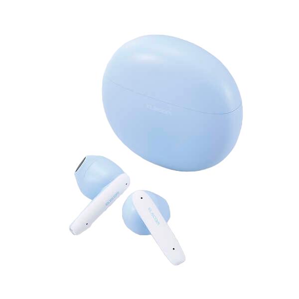 エレコム ELECOM ワイヤレスイヤホン Bluetooth 5.3 低遅延 タッチセンサー 超軽...