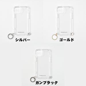 スマホケース 携帯ケース iphone14 ケース PHONECKLACE フォンネックレス  ポリカーボネート TPU ストラップ用リング付  アイフォン アイホン 携帯カバー｜ymobileselection