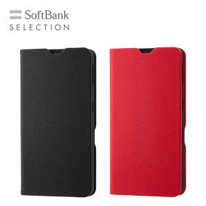 スマホケース 携帯ケース AQUOS sense7 plus ケース SoftBank SELECTION ソフトバンクセレクション 合成・人工皮革 抗菌  アンドロイド携帯カバー おしゃれ
