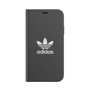 【アウトレット】adidas アディダス  iPhone 11 OR Booklet Case TREFOIL FW19 black/white｜ymobileselection