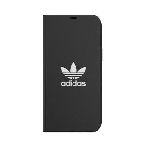 【アウトレット】 adidas アディダス  iPhone 12 Pro Max OR Booklet Case Trefoile FW20 black/white｜ymobileselection