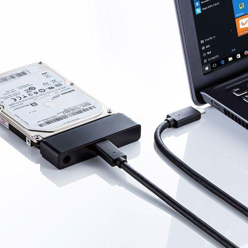 SATA-USB3.2 Gen2 USB3.1 Gen2変換ケーブル 内蔵HDDやSSDをUSB T...