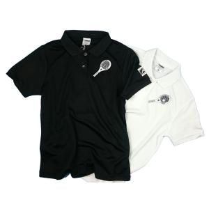 成城コートキーパー レディスドライポロ ラインストーン付きラケット