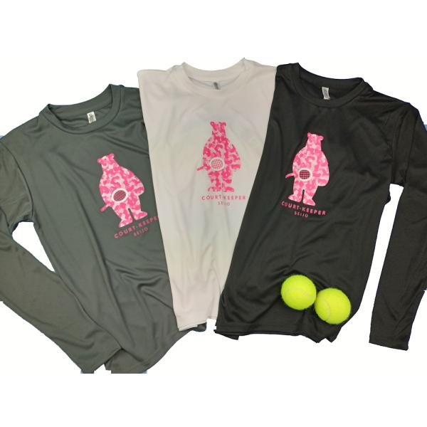 SEIJO COURT KEEPER 　シロッチ迷彩吸汗速乾ドライ長袖Tシャツ　　TE-PBV-XX