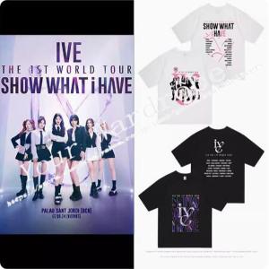 IVE SHOW WHAT I HAVE 2024世巡ライブ 韓流グッズ 半袖 Tシャツ 春夏 コー...