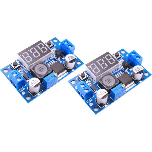 YMS PARTS【2個入】LM2596 DC-DC降圧（ステップダウン）コンバーター モジュール ...