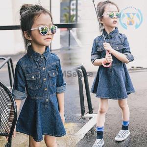 デニムワンピース キッズの商品一覧 通販 Yahoo ショッピング