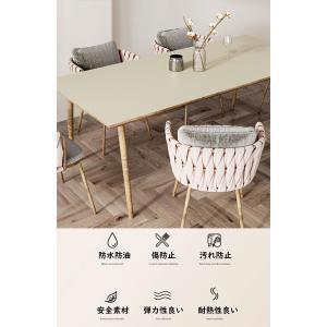 テーブルクロス テーブルマット PU 皮革生地...の詳細画像1