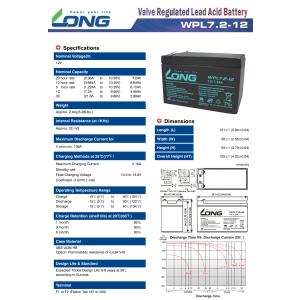 【長寿設計 期待寿命6年〜9年】12V7.2A...の詳細画像5
