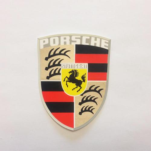 Porsche ポルシェ クレスト デカール ステッカー シール ステッカータイプ 高さ66mmｘ幅...