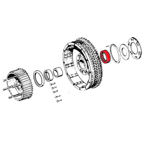 1954-1970 XL クラッチ ハブ ベアリング 900cc アイアン 37722-52 ハーレ...