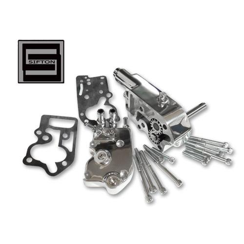 1992-1999 EVO ビッグツイン ポリッシュ ビレット オイルポンプ キット SIFTON ...