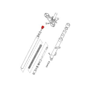 未使用 ハーレー 41mm ストック長　インナーチューブ 1949-1977 未使用 ハーレー 41mm ストック長 インナーチューブ 1949-1977