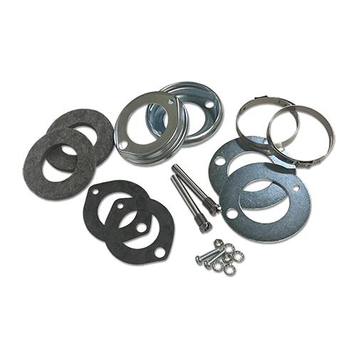 1954-1970 XL K 33.4mm フロントフォーク フォークブーツ マウント ハードウェア...