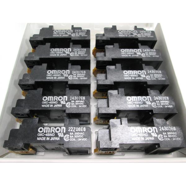 OMRON　ターミナルリレー G6C-4BND DC24　未使用品【10個】