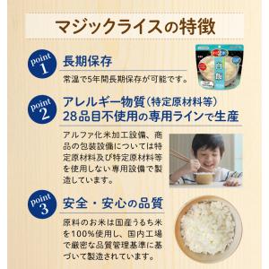 アルファ化米 マジックライス 1袋 サタケ |...の詳細画像1