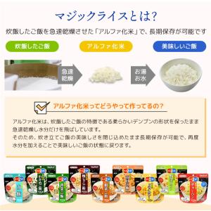 アルファ化米 マジックライス 1袋 サタケ |...の詳細画像3