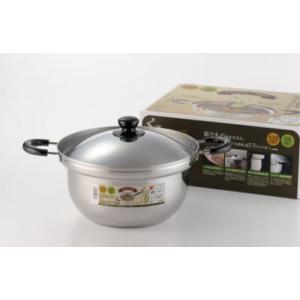 くるめん亭のふきこぼれにくい両手鍋26cm　SJ1369