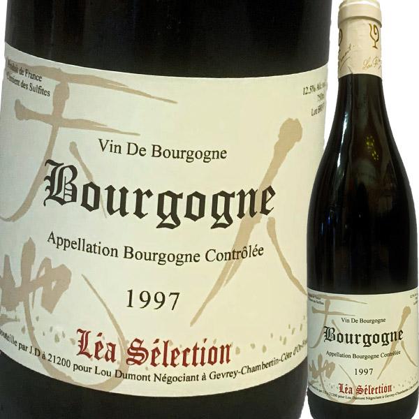 （赤ワイン）ルー・デュモン・レア・セレクション・ブルゴーニュ・ルージュ　1997 wine