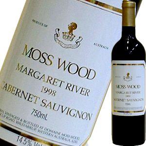 （一本から送料無料）モス・ウッド・カベルネ・ソーヴィニヨン　1998 wine｜ynstokyo