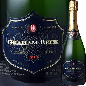 （シャンパン、スパークリング 南アフリカ）グラハム・ベック・ブリュット・ブラン・ド・ブラン 2013 wine｜ynstokyo