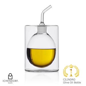 ICHENDORF MILANO Cilindro Oil Bottle 150ml オイルポット ダブルウォール ガラス おしゃれ ギフト イタリア イッケンドルフ