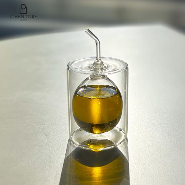 イッケンドルフ ミラノ  オイルポット 150ml ダブルウォール ガラス製 イタリア  Cilin...