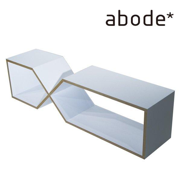 abode アボード 家具 DXDX ホワイト 津留 敬文 サイドテーブル・ブックシェルフ・収納・組...