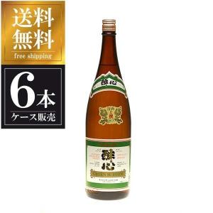 醉心 上撰 グリーン醉心 1.8L 1800ml x 6本 ケース販売 送料無料 本州のみ 醉心山根本店 広島県 OKN