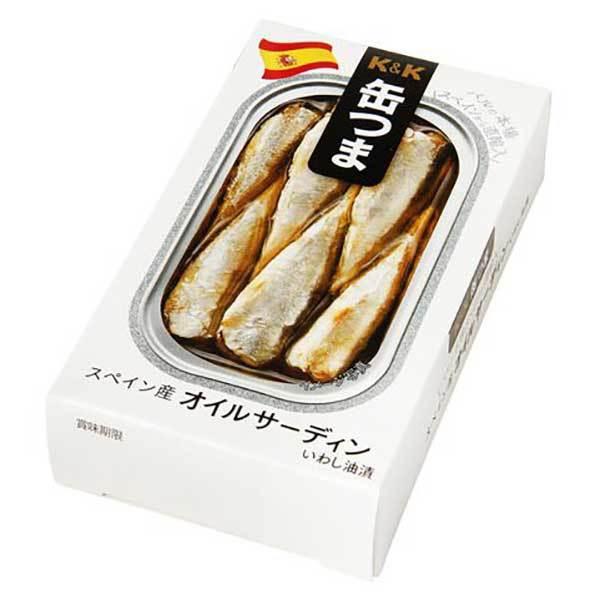 K&amp;K 缶つま スペイン産 オイルサーディン 缶 85g x 25個 ケース販売 K&amp;K国分 食品 ...