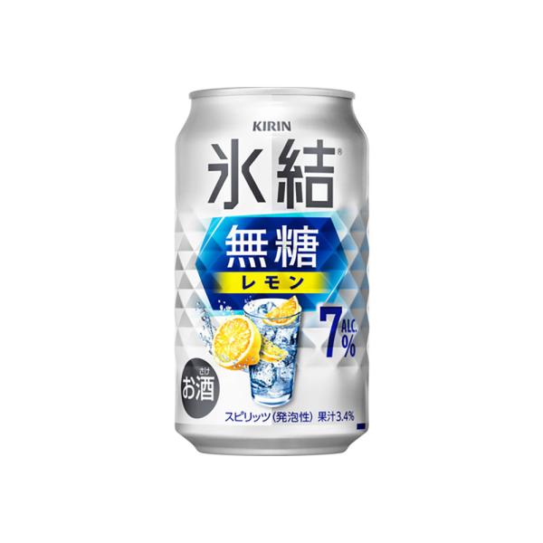 キリン 氷結無糖 レモン 7度 [缶] 350ml x 24本[ケース販売] 送料無料(本州のみ) ...