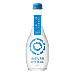 友桝 ハクレイスパークリング SAKE Alc4% [瓶] 240ml x 12本[ケース販売] [友桝 チューハイ 日本 2811006]｜yo-sake