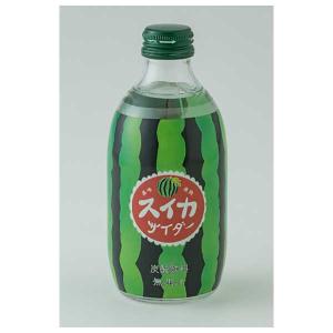 友桝 スイカサイダー [瓶] 300ml x 24本[ケース販売] [友桝 飲料 日本 2101064]｜yo-sake