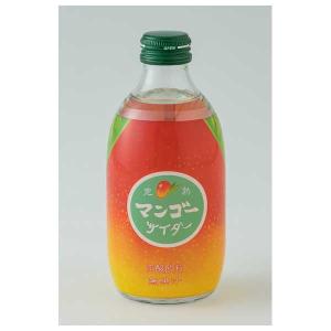 友桝 マンゴーサイダー [瓶] 300ml x 24本[ケース販売] 送料無料 [友桝 飲料 日本 2101095]｜yo-sake