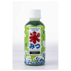 友桝 氷みつ メロン [PET] 200ml x 30本[ケース販売] 送料無料 [友桝 飲料 日本 2402011]｜yo-sake