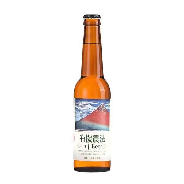 有機農法 富士ビール 瓶 330ml x 24本 ケース販売 送料無料 本州のみ NB 日本 ビール