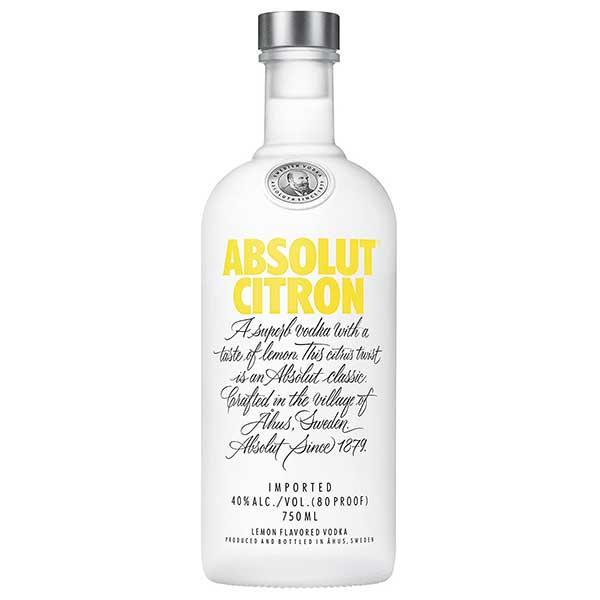 アブソルート シトロン 40度 750ml 送料無料 本州のみ ペルノ スウェーデン ウォッカ