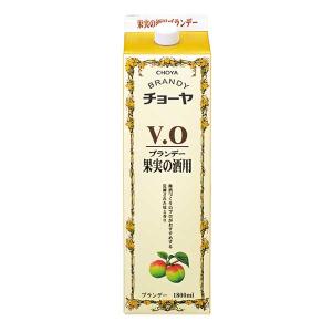 チョーヤ 果実酒の季節 35% & ブランデー V.O お酒 ブランデー チョーヤ梅酒 VO 果実の酒用パック 37° 1800ml ((梅酒