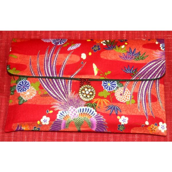 【鳳凰朱】御朱印帳ケース（一冊入れ）大