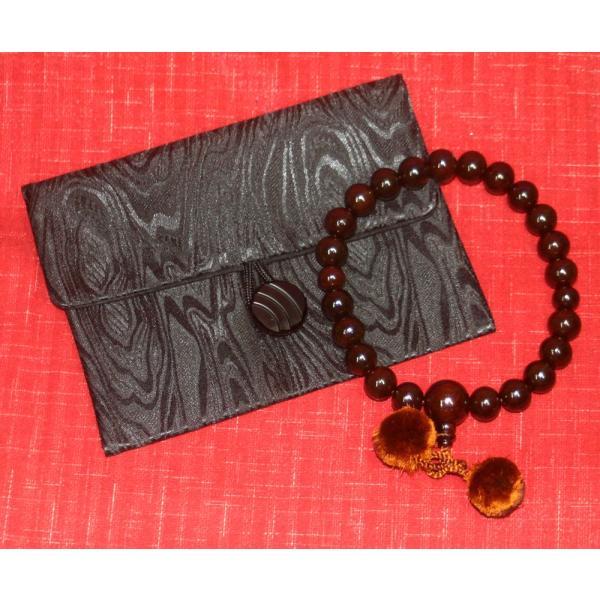 【波黒】数珠入れ 男性用