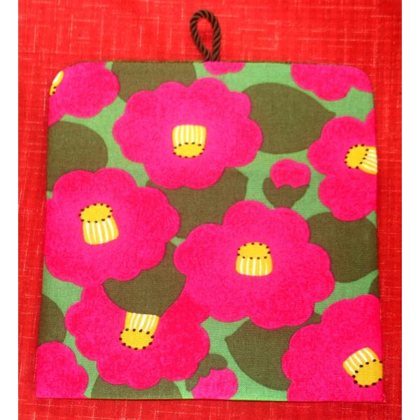 【椿緑】御朱印帳ケース（一冊入れ）