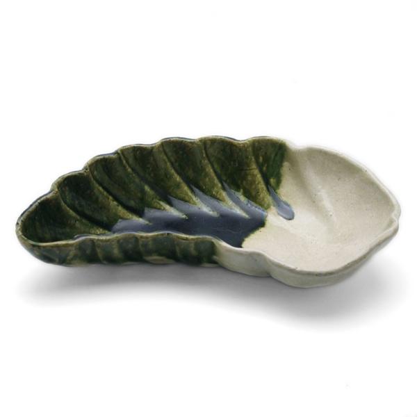 織部葉形向付・有松進