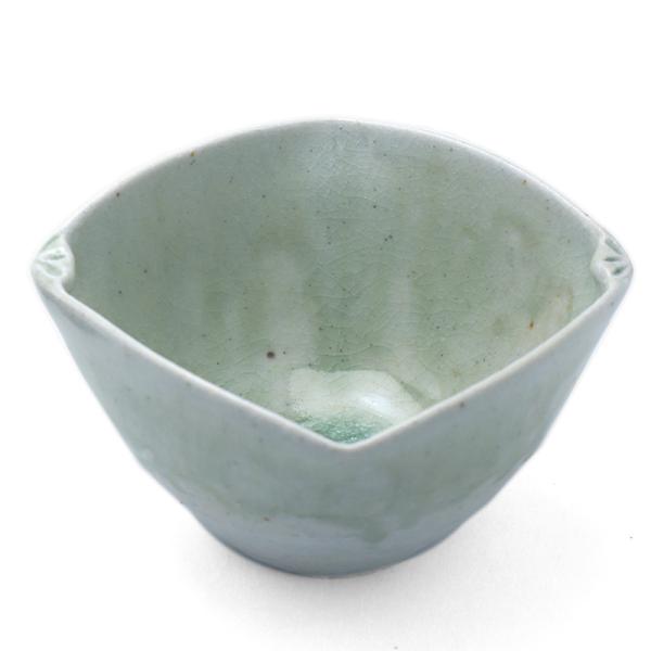 灰釉ビードロ貝小鉢・有松進《小鉢・11.0cm》