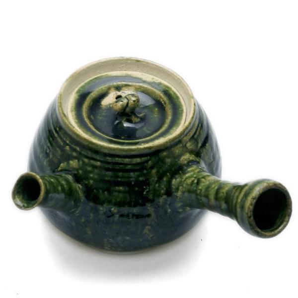 織部焼・総織部：織部急須・小・有松進《急須・300ml》